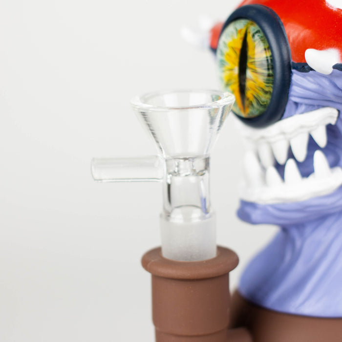 7.2" Vinyl Mushroom Monster Water Pipe