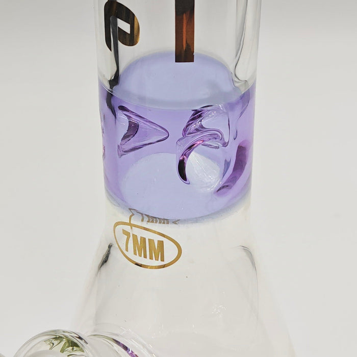 Fortune | 14" 7mm Coloured Accent Bong Assorted Colour