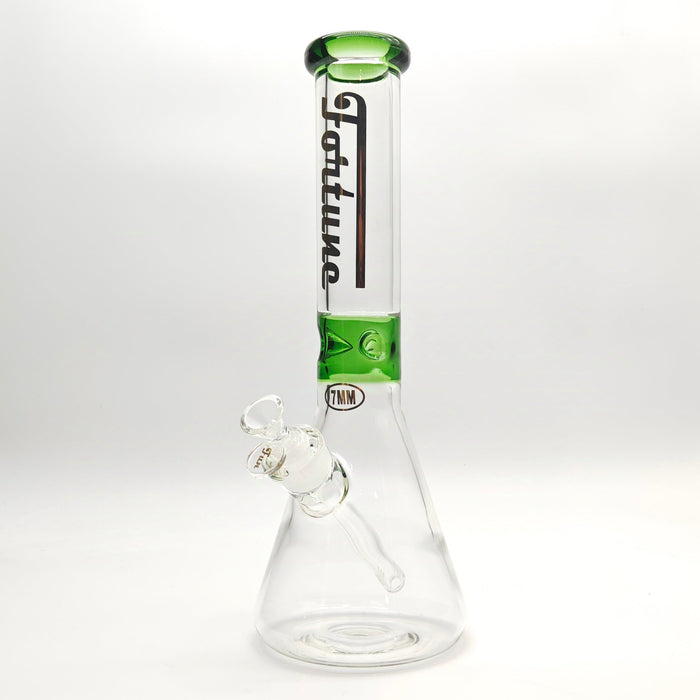 Fortune | 14" 7mm Coloured Accent Bong Assorted Colour