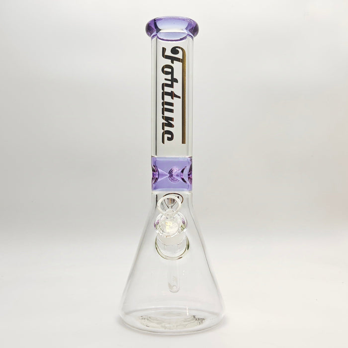 Fortune | 14" 7mm Coloured Accent Bong Assorted Colour