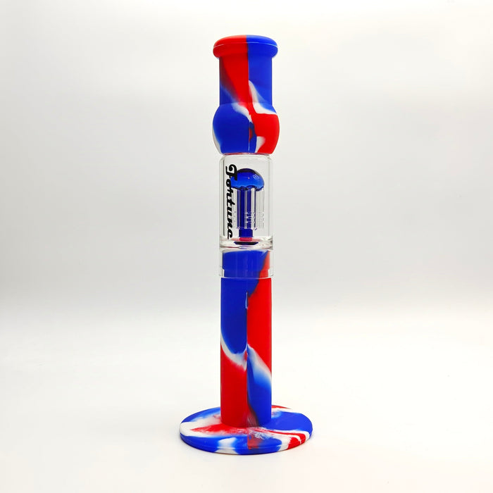 Fortune | 12.5" Silicone Tree Perc Waterpipe