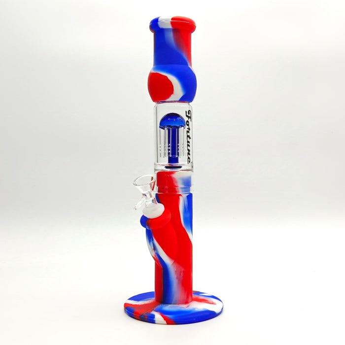 Fortune | 12.5" Silicone Tree Perc Waterpipe