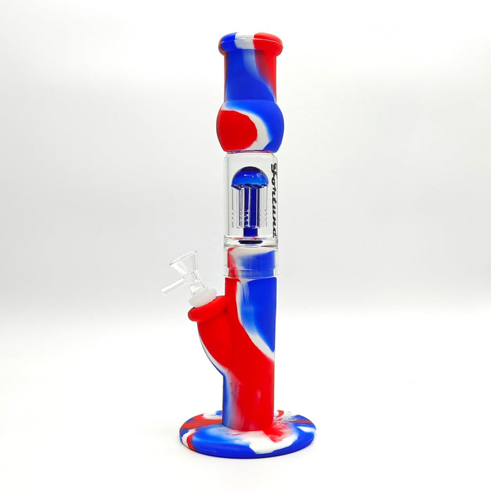 Fortune | 12.5" Silicone Tree Perc Waterpipe