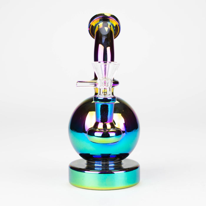 7" Solid Color Electroplate Glass Bong