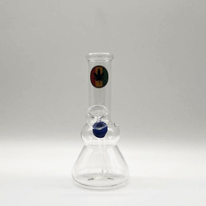 Stamped Glass Water Pipe 6" - Assorted Designs