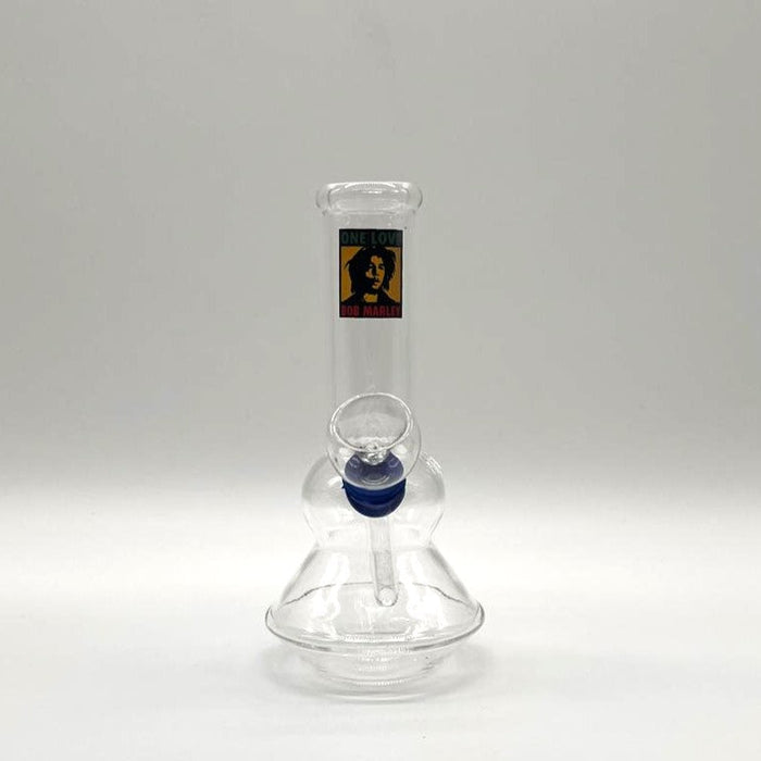 Stamped Glass Water Pipe 6" - Assorted Designs