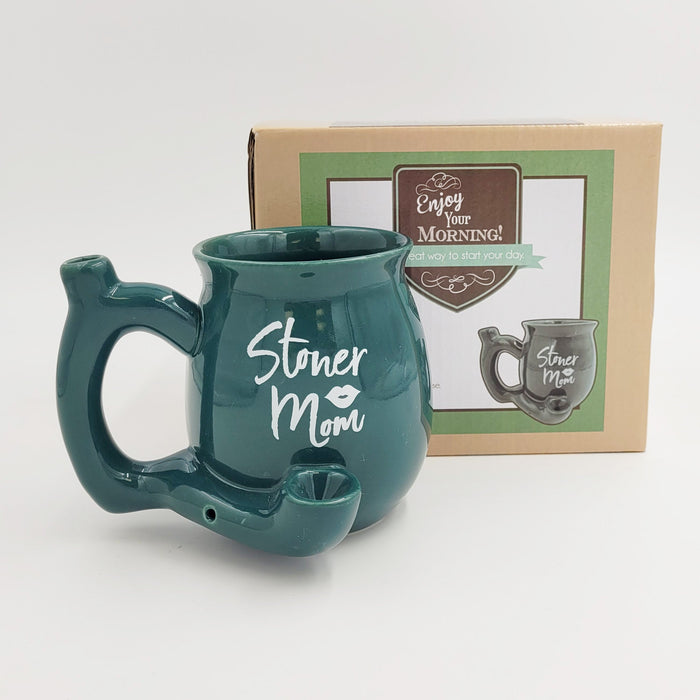 Teal stoner mom Roast & Toast mug