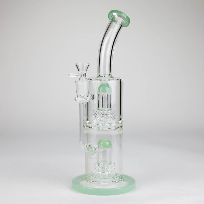 12″ Bent neck Glass Bong [C1539]