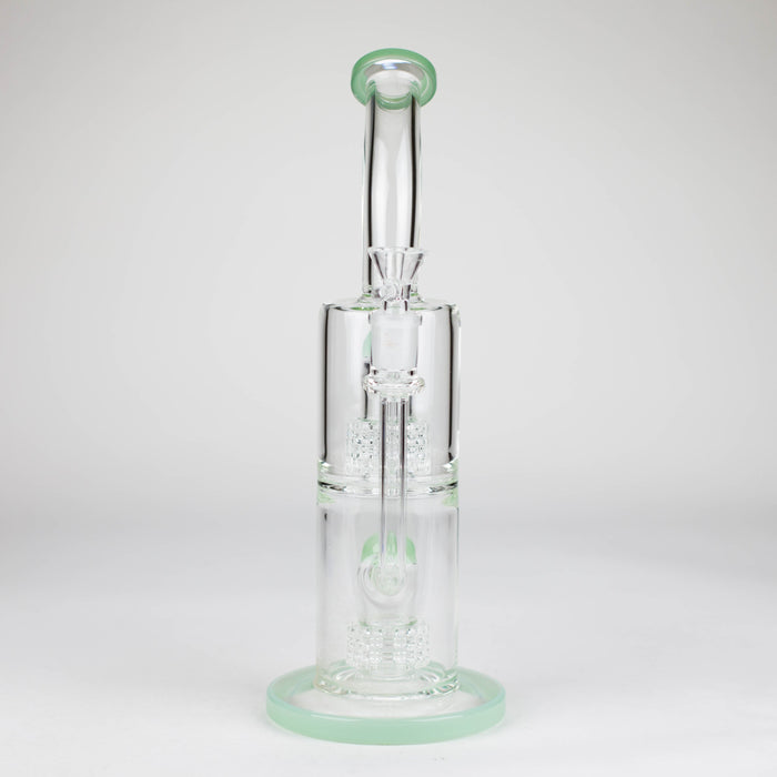 12″ Bent neck Glass Bong [C1539]