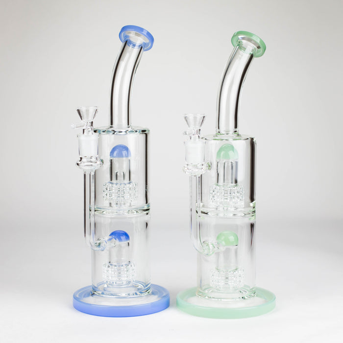 12″ Bent neck Glass Bong [C1539]