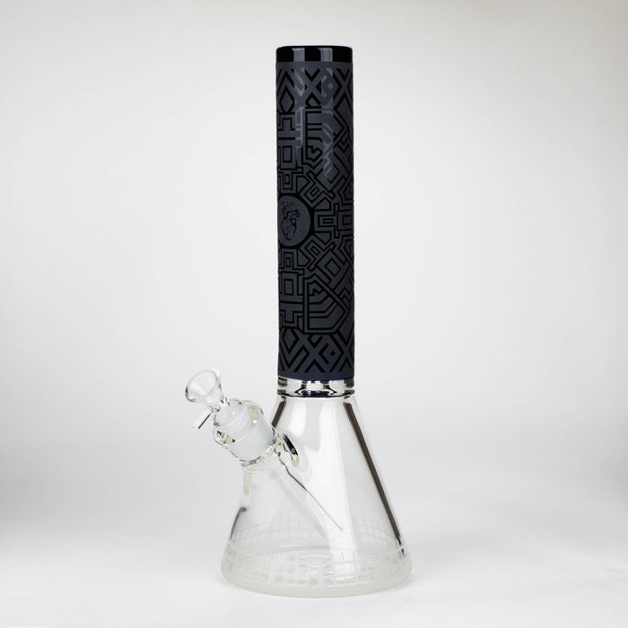 14" Beaker Base Glass Bong  [C1037-CC268]