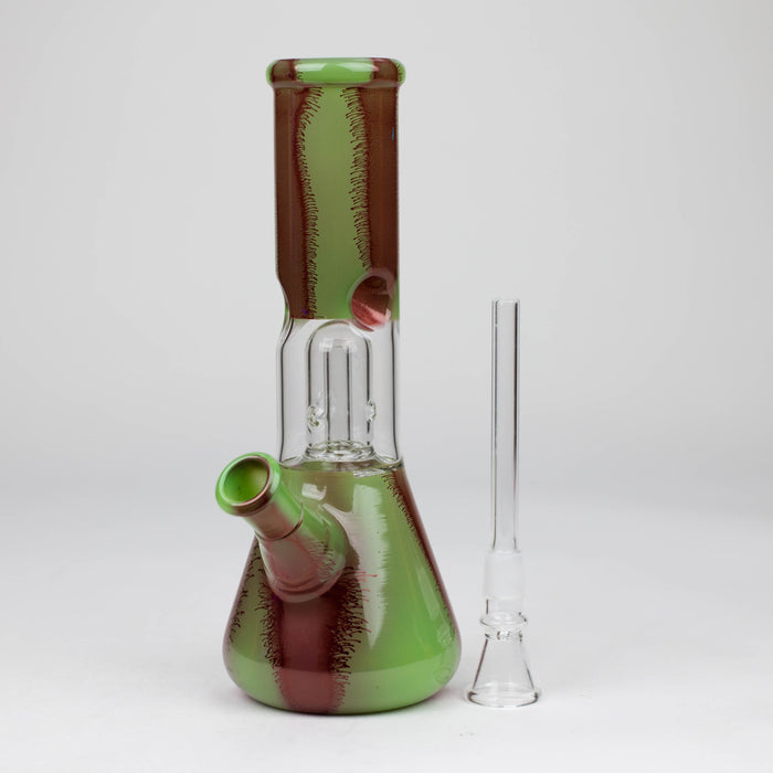 8" Dome Percolator glass water Bong-Assorted