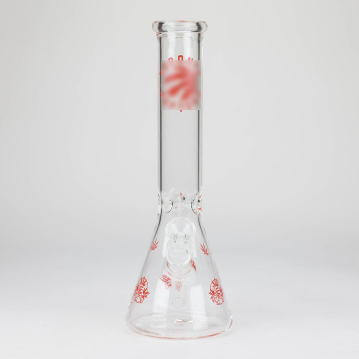 12" TR beaker glass bong