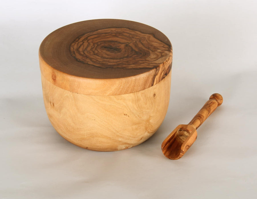 VOW | Olive Wood Jar-Magnetic Lid-Doozer