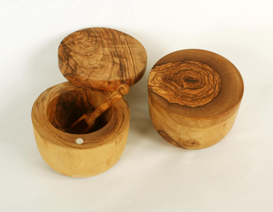 VOW | Olive Wood Jar-Magnetic Lid-Doozer