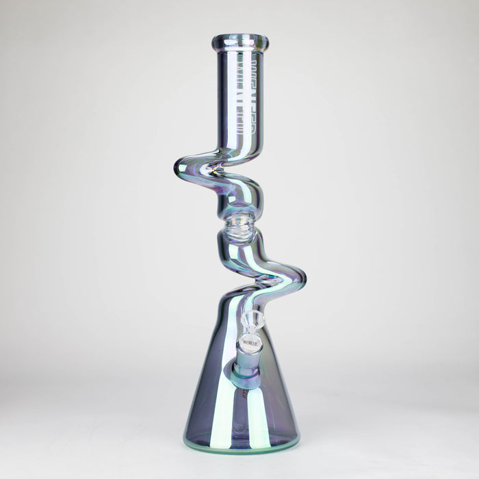 WENEED | 17.5" Iridescent Ripple Glass Bong