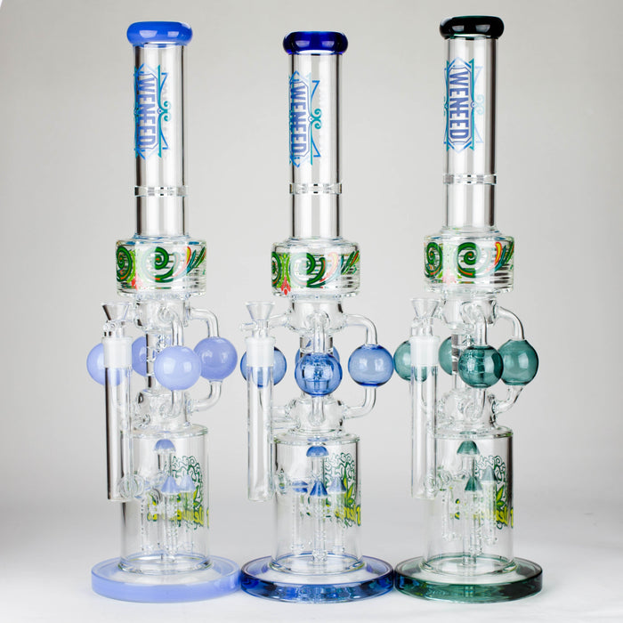 WENEED | 20" Gravity Pillar Glass Bong