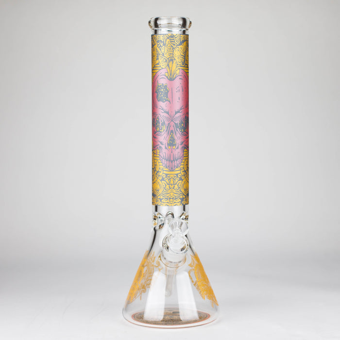 16" 7mm Artistic Design Beaker