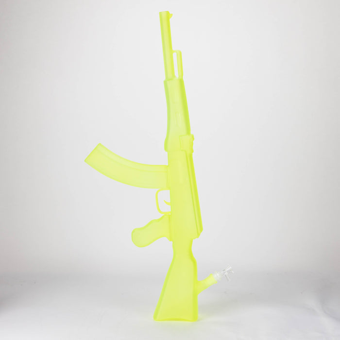 27" Painted AK-47 Design Glass Bong with Display Stand [GU005]