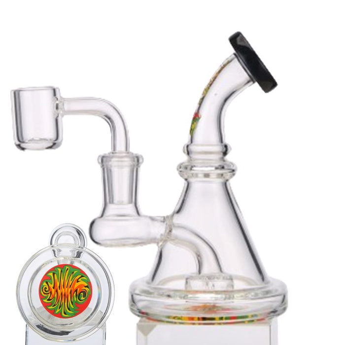 Xtreme | 10" Oil Rig with quartz banger [BT4409]