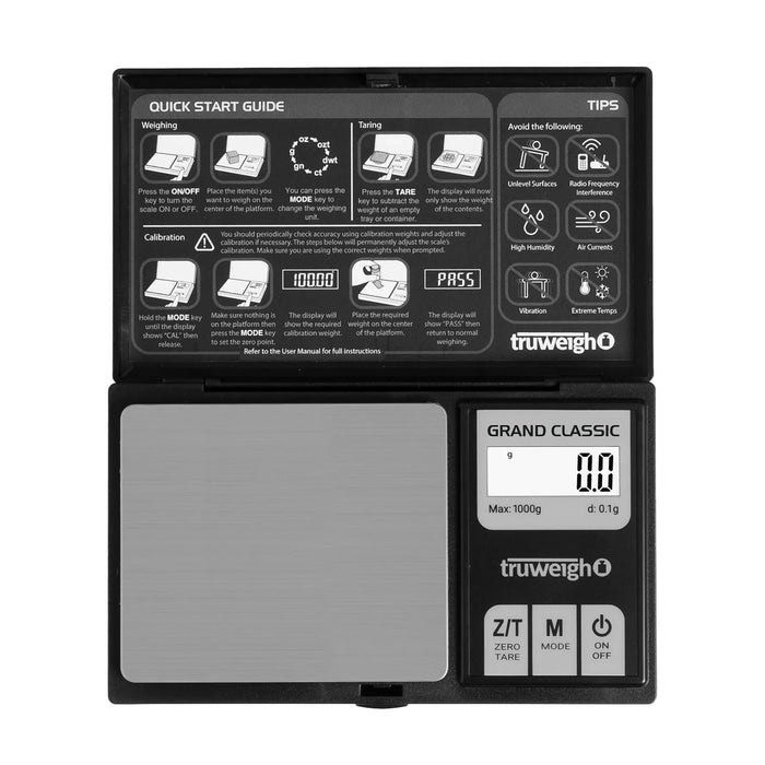 Truweigh | Grand Classic Digital Mini Scale – 1000g x 0.1g