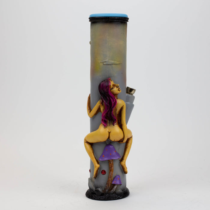 12.6" Resin water bong Glass Bong-Girl [AH184]