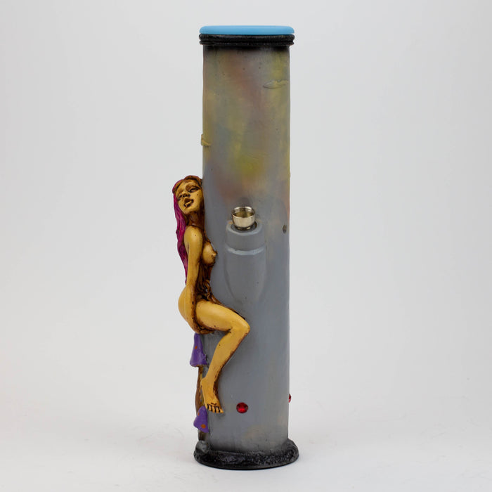 12.6" Resin water bong Glass Bong-Girl [AH184]