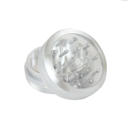 SharpStone® | CLEAR TOP 2 PIECE HERB GRINDER - 2.2" [ GRI906 ]