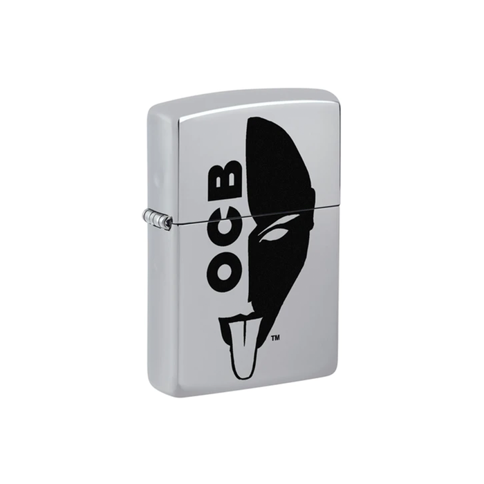 Zippo 250-109226 OCB Reg High Polish Chrome Half Face