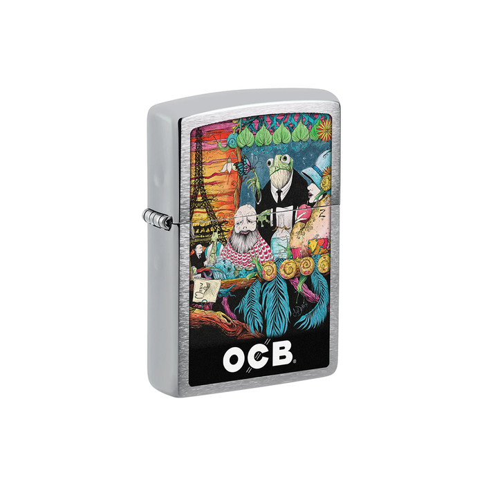 Zippo 200-110386 OCB Reg Chrome Rolling Tray Cafe Culture