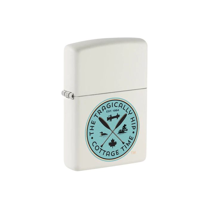 Zippo 214-109022 Tragically Hip Cottage Green Logo