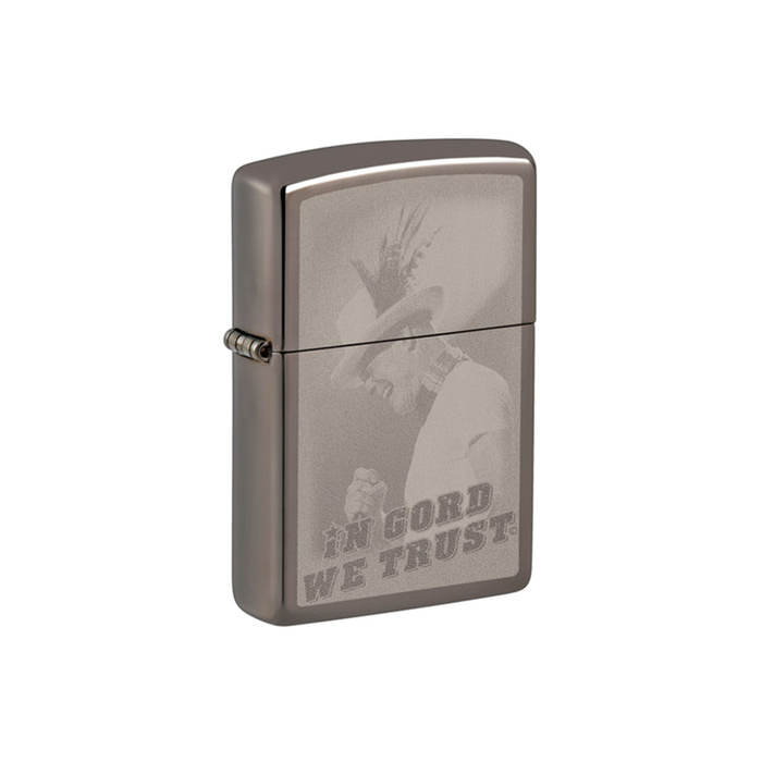 Zippo 150-106137 In Gord We Trust Black Ice