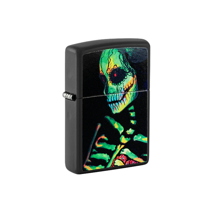 Zippo 48761 Glowing Skull Sugar Skeleton Design