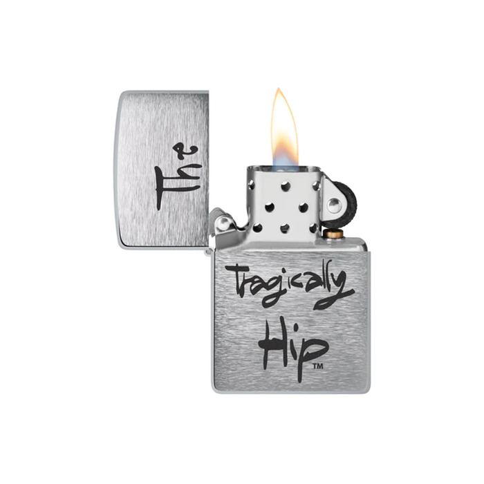 Zippo 200-109016 Tragically Hip Print Stacked Black