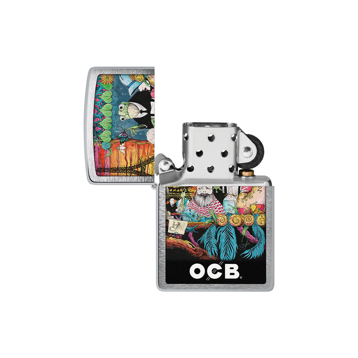 Zippo 200-110386 OCB Reg Chrome Rolling Tray Cafe Culture