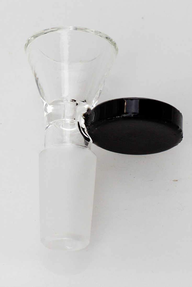 Thick glass bowl with star handle — Bong Outlet.Com