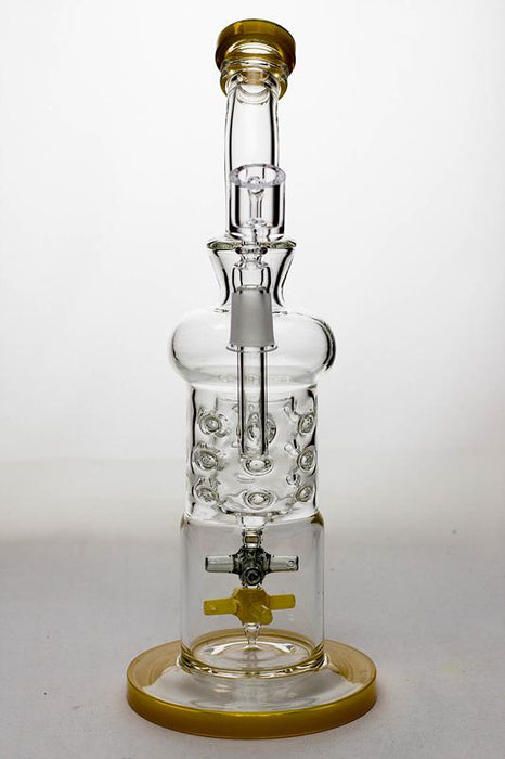 12" dual vane diffuser rig with a banger - bongoutlet.com