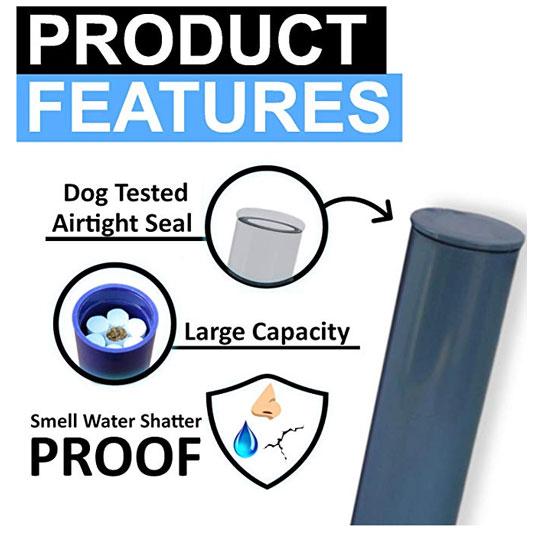 Alltrapod - Fully Smell Proof, Water Proof Containers - Bundle of