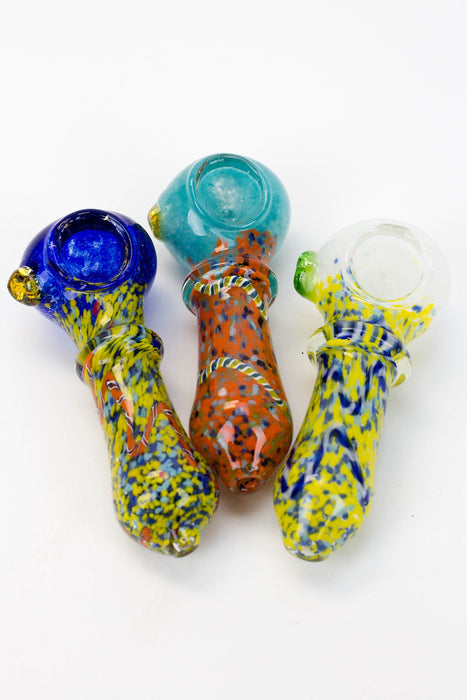 4" soft glass 7562 hand pipe