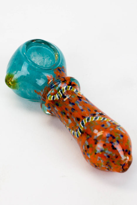 4" soft glass 7562 hand pipe