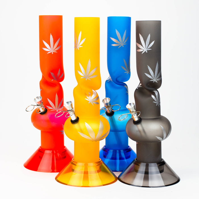 13" acrylic water pipe assorted [FAM-DA]