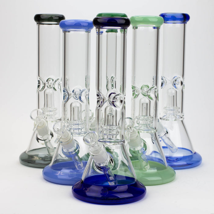 12 Blueberry colored soft glass water bong — Bong Outlet.Com
