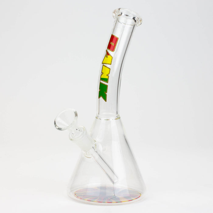 8" DANK Mini Bong with Colour Bottom