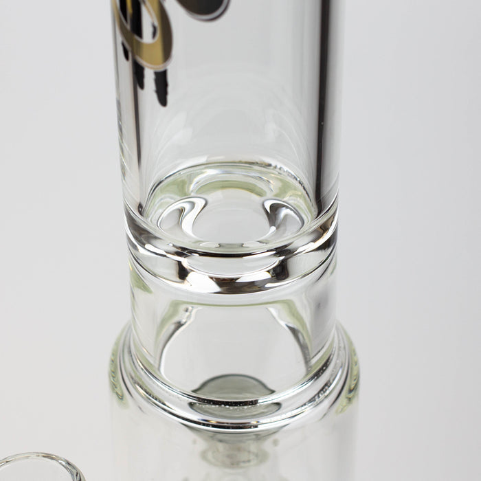 17.5 H2O glass water bong with shower head percolator [H2O-5003] — Bong  Outlet.Com